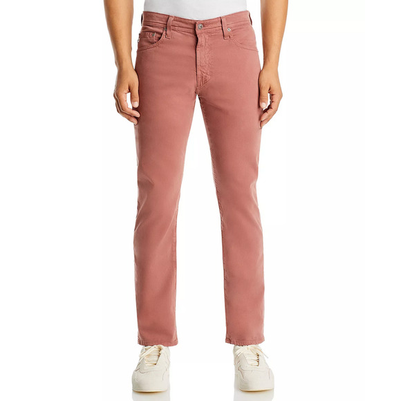 AG Tellis Slim Fit Twill Pants Dusty Blush Size 36X34 4086
